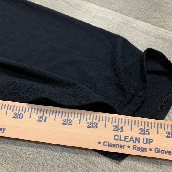 Athleta Black Wrap Front Lounge Yoga Sz Small Pants Draped Leg Slits Relaxed Fit - Picture 11 of 12